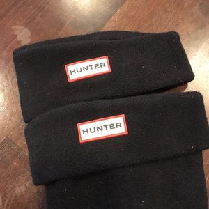 Hunter short fleece welly socks